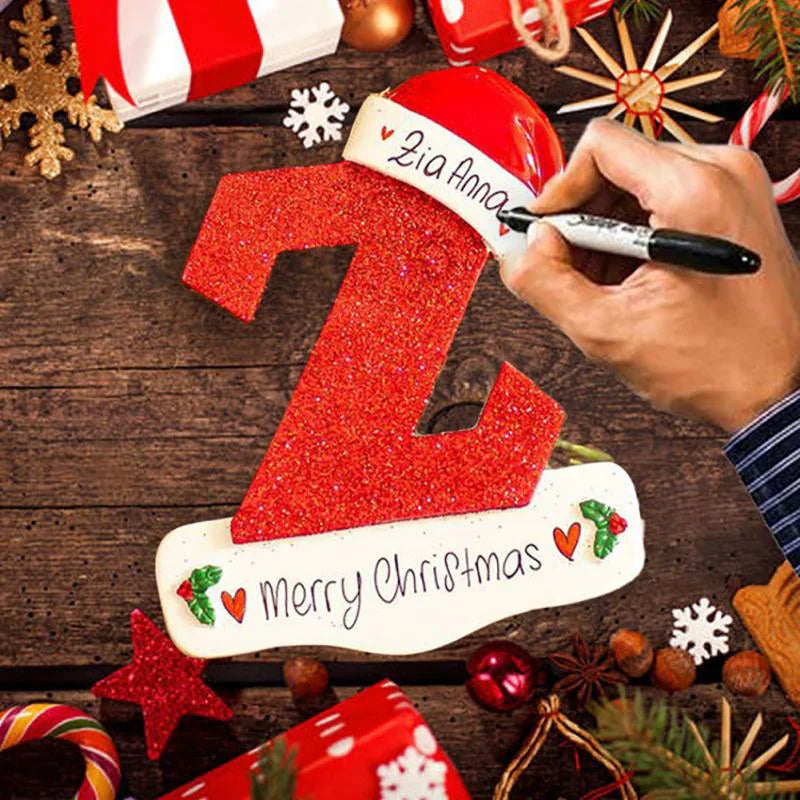 Christmas Letters Decorative Pendant