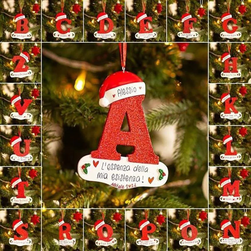 Christmas Letters Decorative Pendant