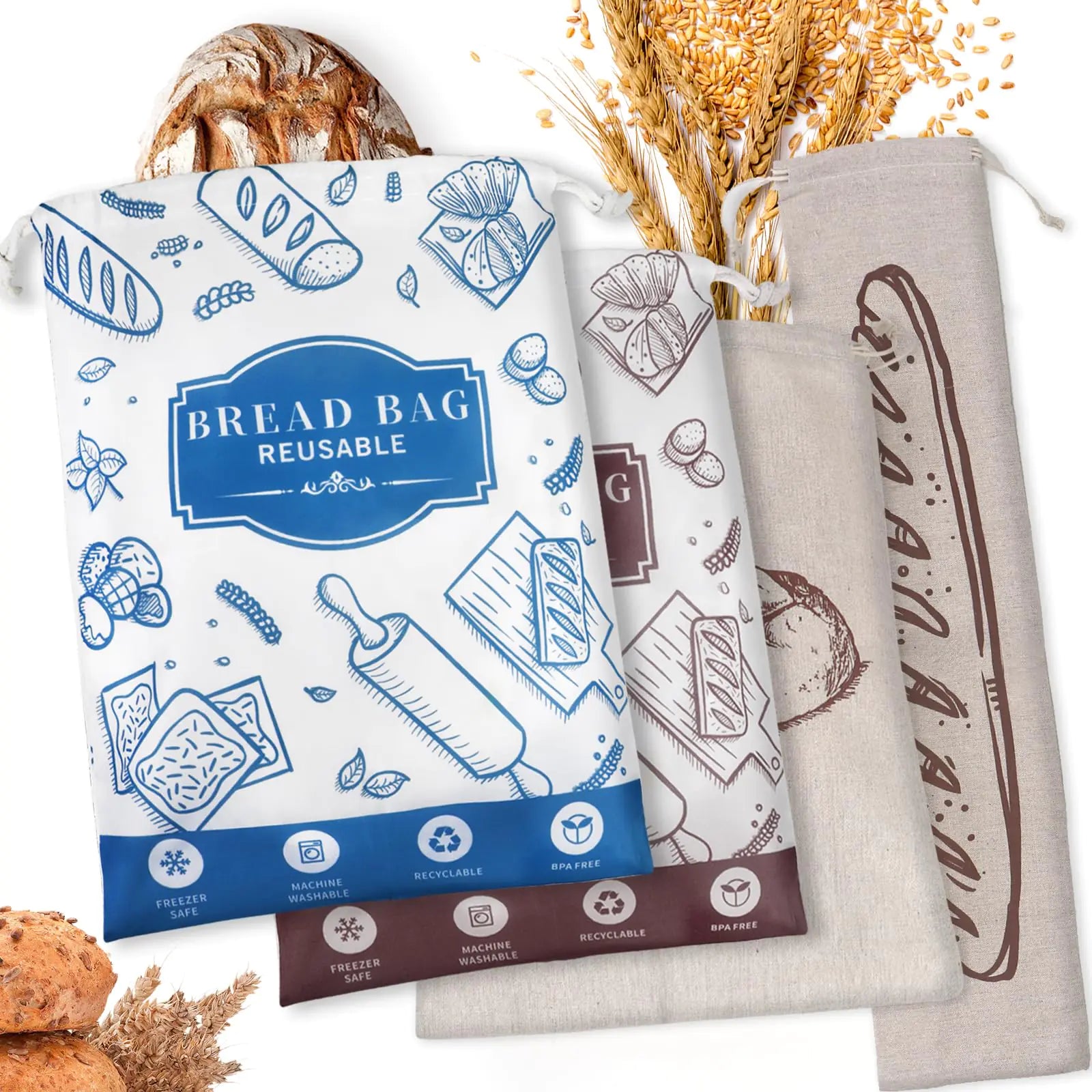 Bread Storage Bags