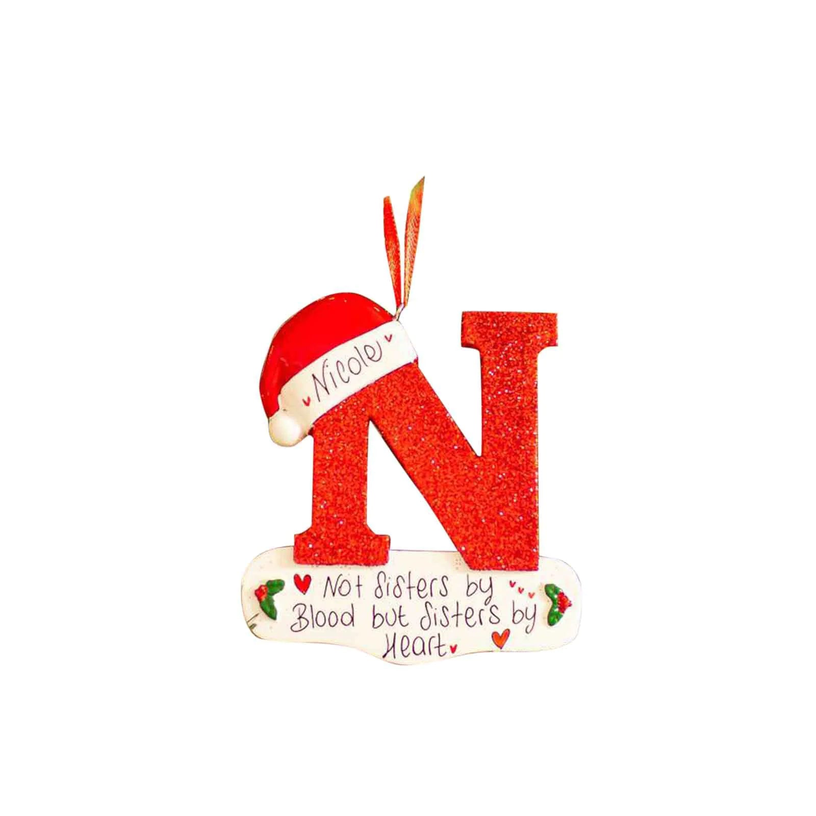 Christmas Letters Decorative Pendant