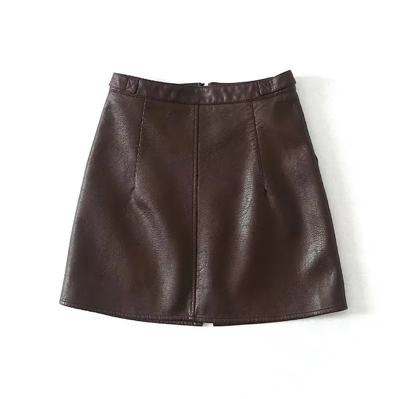 High Waist Mini Skirt