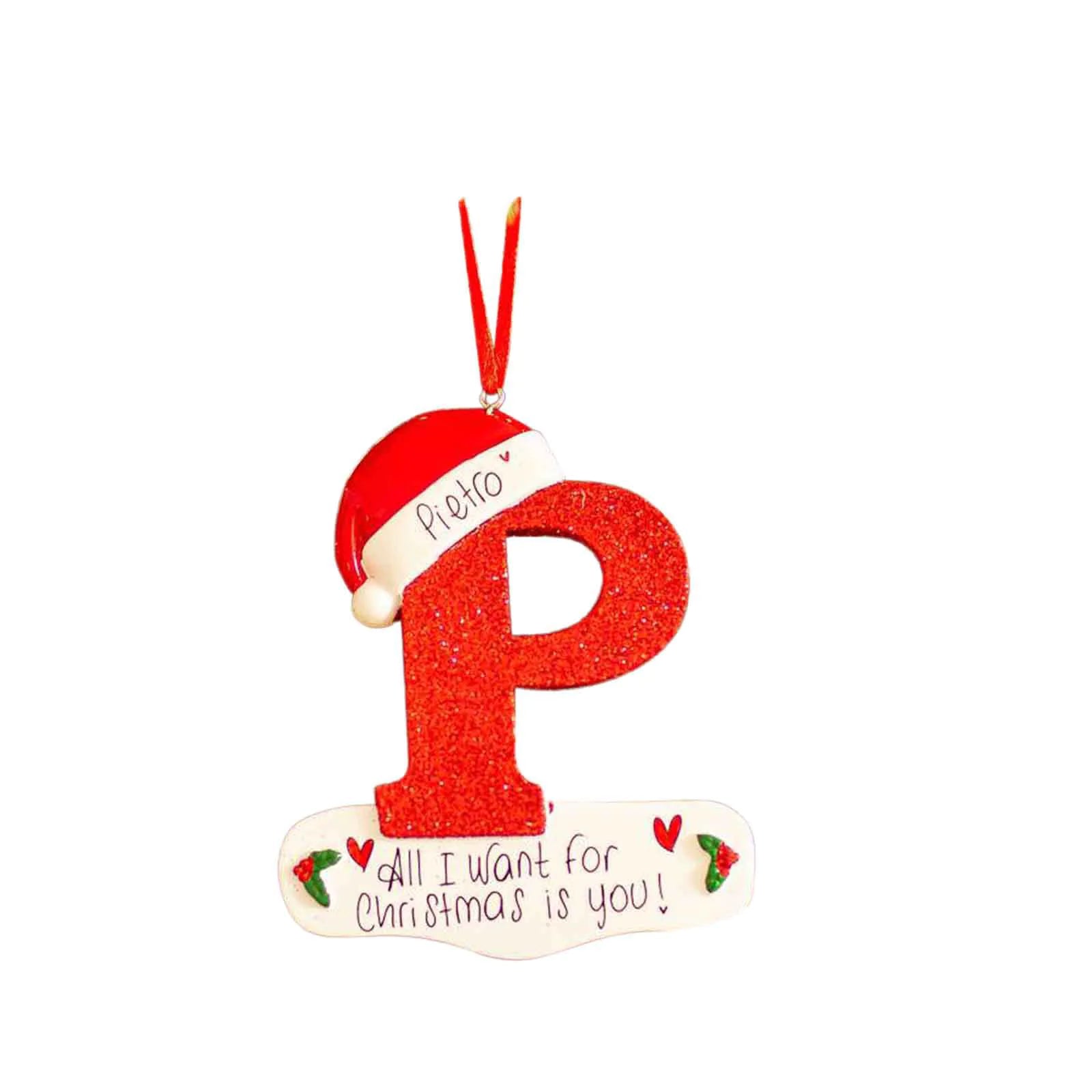 Christmas Letters Decorative Pendant